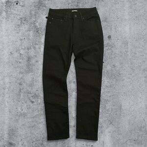 Express Jeans Mens 28 X 30 Black Slim Fit Hyper Stretch Denim Classic Logo Pants